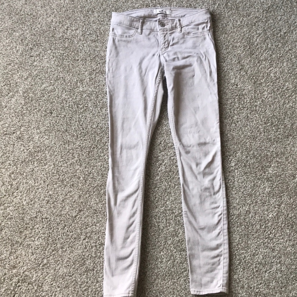 Size 1 Hollister Tan Skinny Pants